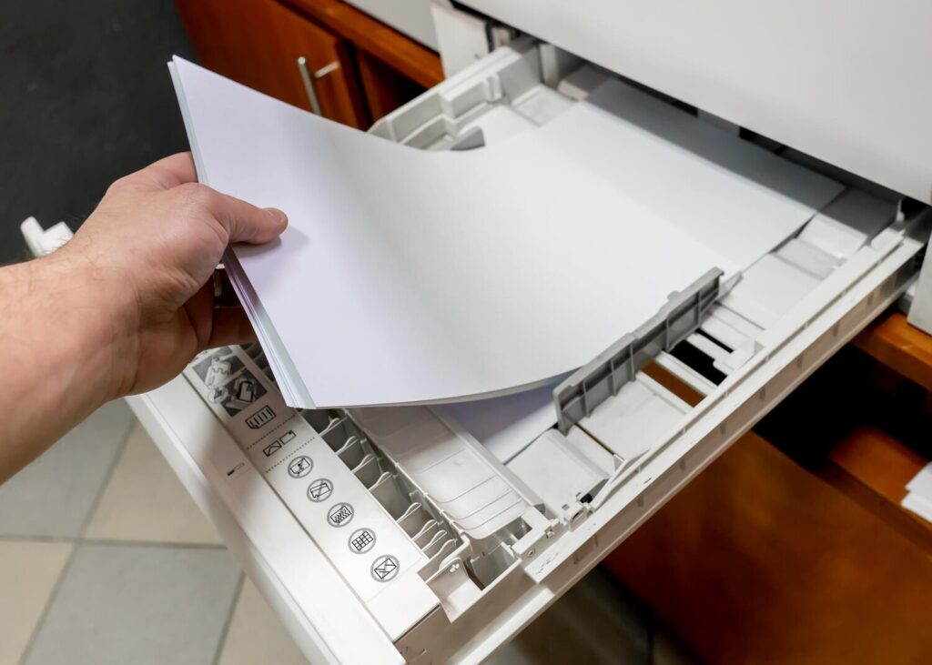 paper printer sets paper stack laser printer 151992 2123