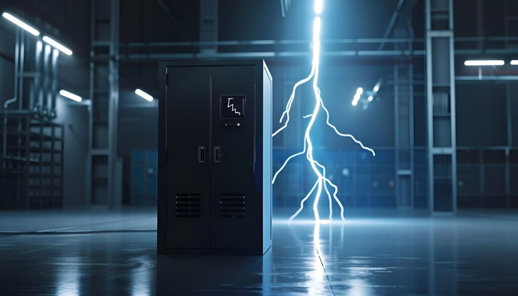 electric arc coming from electrical cabinet industrial environment 144356 40822