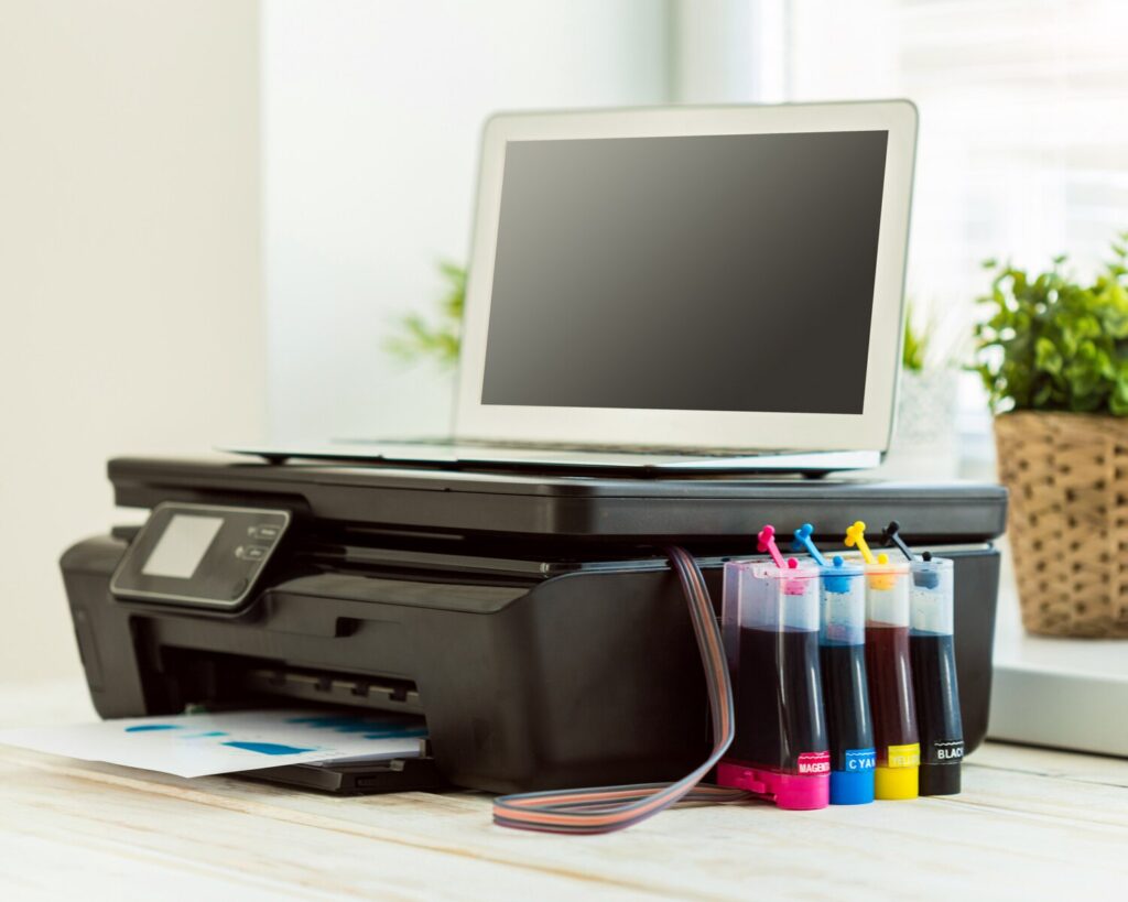 printer computer office table 93675 58045